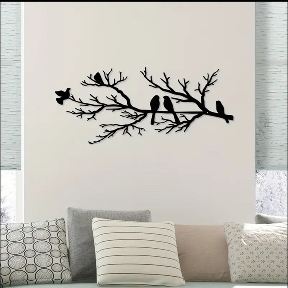 COPY - Black Wood or Metal Bird Wall Art Decor - Picture 5 of 9